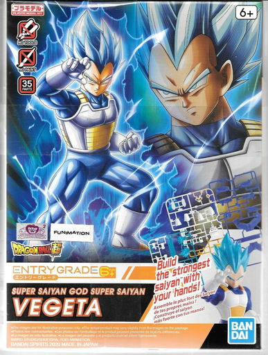 [BAI 645075-2520501] Bandai : Dragon Ball Super Saiyan God Super Saiyan Vegeta