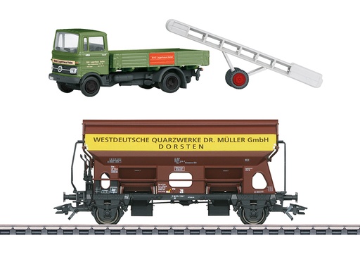 [MKN 46302] Marklin : Wagon Tdgs avec camion mercedes