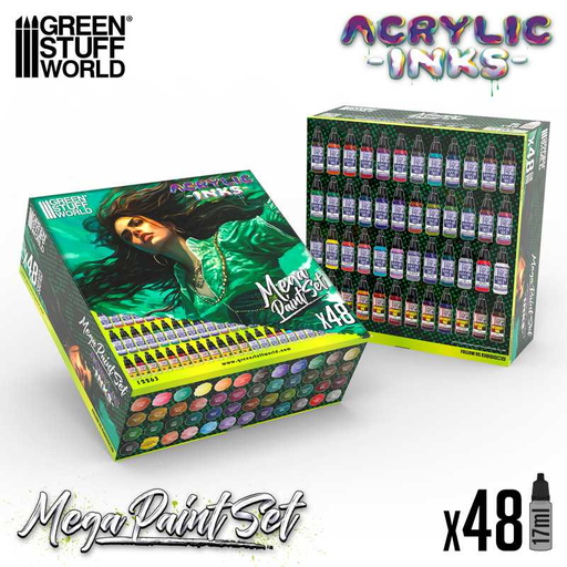 [GSW 12263] Green Stuff : Mega Paint Set │ Acryliques Inks