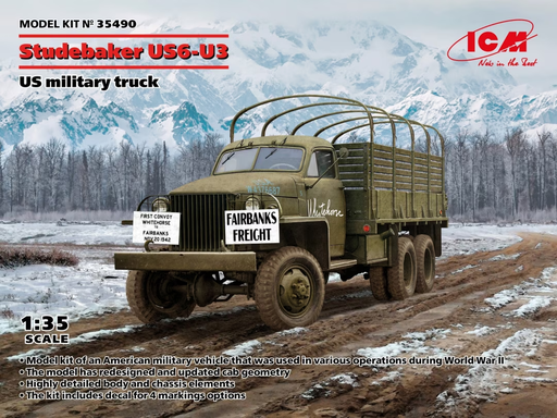 [ICM 35490] ICM : US military truck Studebaker US-6-U3