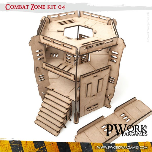 [PWW TS00304MDF] PWork Wargames : Combat Zone Kit 04