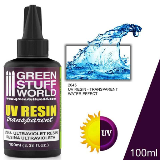 [GSW 2045] Green Stuff : Résine UV Transparente (100ml)