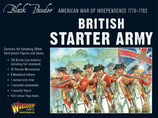[WLG WGR-ARMY1] Black Powder : British Starter Army │ American War of Independence 1776-1783