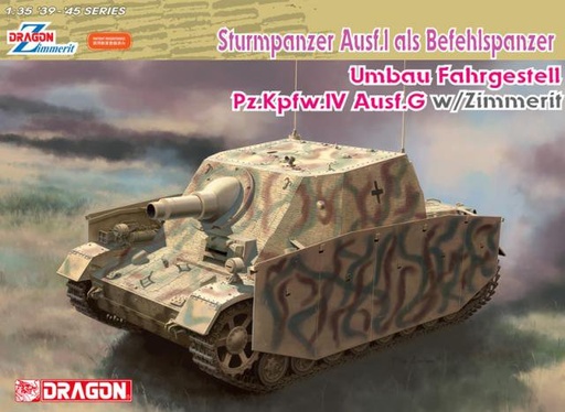 [DRA 6819] Dragon : Sturmpanzer IV Brummbär Sd.Kfz 166 I. Serie als Befehlspanzer