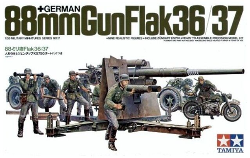 [TYA 35017] Tamiya : 88mm Gun Flak 36/37 