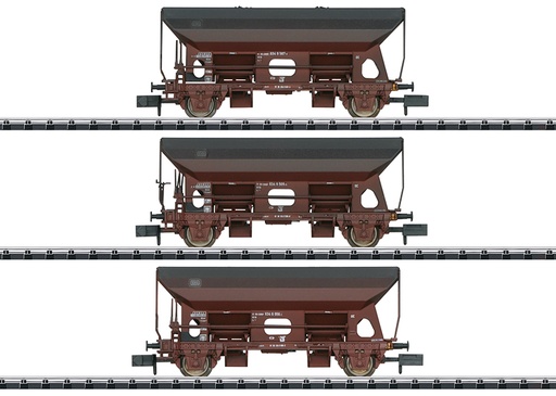 [MII 15466] Minitrix : 3 Wagons Fcs090 transport de charbons