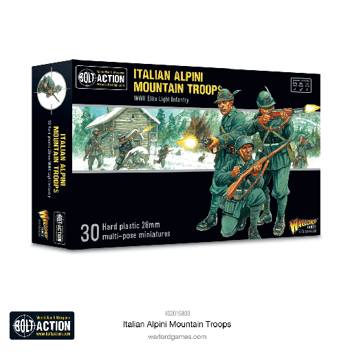 [WLG 402015803] Bolt Action : Italian Alpini Mountain Troops │ Early - Mid