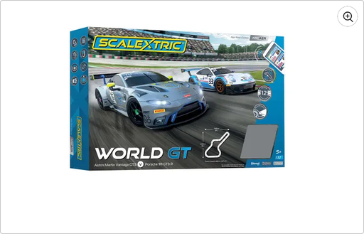 [SCA C1434P] Scalextric : Circuit Wold GT Aston Martin Vantage GT3 - Porsche 911 GT3R