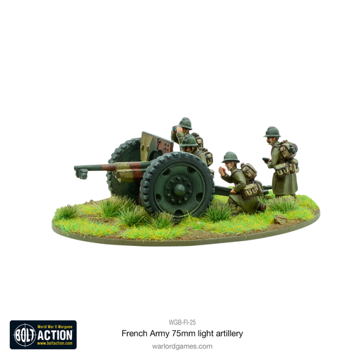 [WLG WGB-FI-25] Bolt Action : French Army 75mm Light Artillery