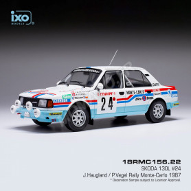 [IXM 18RMC156] Ixo Models : Skoda 130L │ Rallye Monte-Carlo - 1987