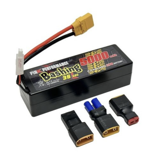 [PPF PP3-3S5000-M] Pink Performance : Accu Bashing Lipo 11.1V (3S) 5000mah 50C (Multi Plug)