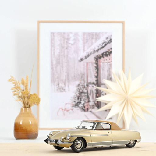 [NOR 181741] Norev : Citroën DS 19 Le Dandy │ 1964 Beige métallisé / Marron