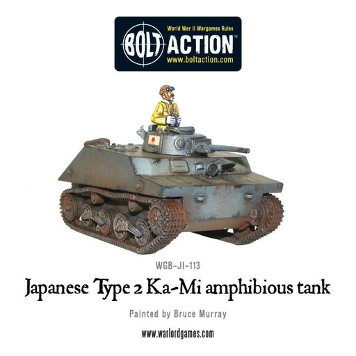 [WLG WGB-JI-113] Bolt Action : Type 2 KA-MI Amphibious Tank │ Mid - Late