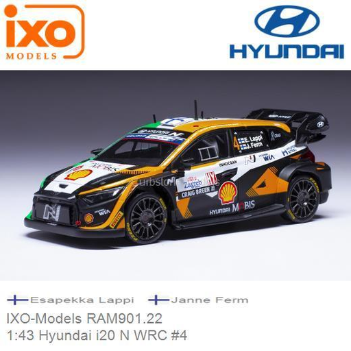 [IXM RAM901] Ixo Models : Hyundai i20 N Rally1 │ #4 Croatia Rally 2023