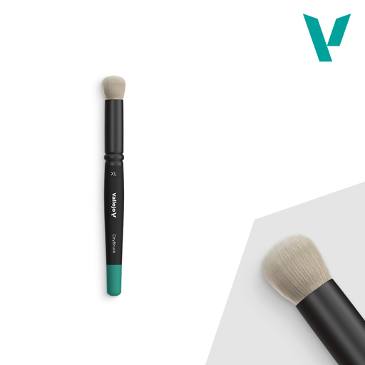 [VAL B07004] Vallejo : Pinceau pour DryBrush Naturel Extra Large │ Dry Brush