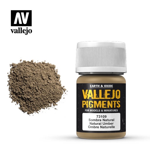 [VAL 73.109] Vallejo : Pigments Natural Umber (35ml)