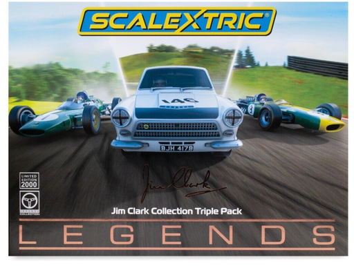 [SCA C4395A] Scalextric : Coffret Jim Clark Collection Triple Pack │ Legends - Limited 2000pcs