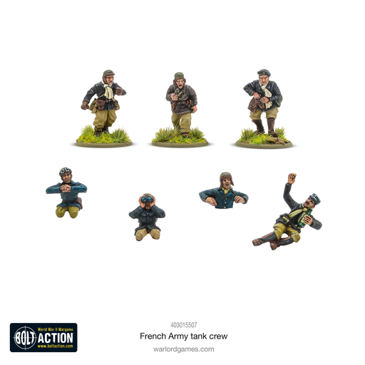 [WLG 403015507] Bolt Action : French Army Tank Crew