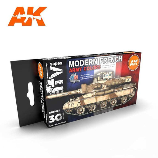 [AK 11661] AK : Modern French Army Colors │ 3rd Generation Acrylics - AFV Series