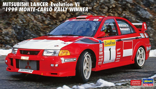 [HAS 20666] Hasegawa : Mitsubishi Lancer Evolution VI │ 1999 Monte-Carlo Rally winner