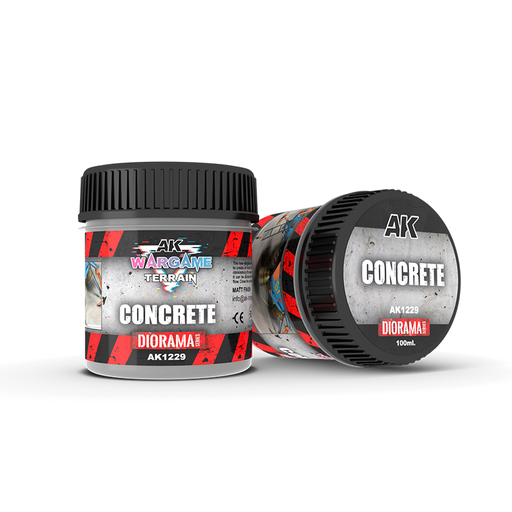 [AK 1229] AK : Concrete (100ml)│ Wargame Terrain - Diorama Series