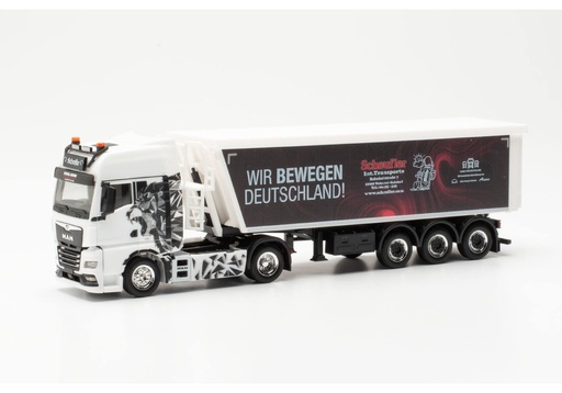 [HER 317153] Herpa : MAN TGX GX Stöffelliner-Sattelzug Scheufler / Wir bewegen Deutschland (Hessen/Wohratal)