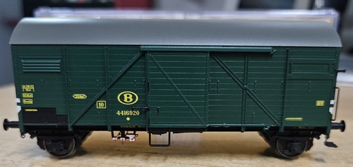 [BRA 50731] Brawa : Wagon Gmhs Couvert Vert - SNCB-NMBS