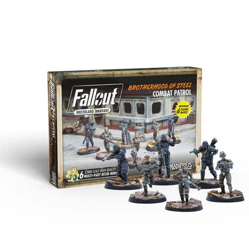 [MOE MUH0190804] Brotherhood Of Steel : Combat Patrol │ Fallout Wasteland Warfare