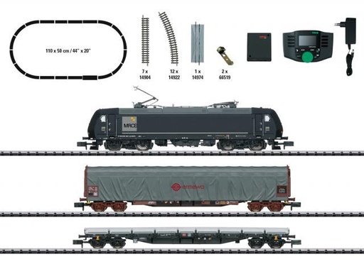 [MII 11147] Minitrix : Boite depart digitale br 185 mrce et wagons