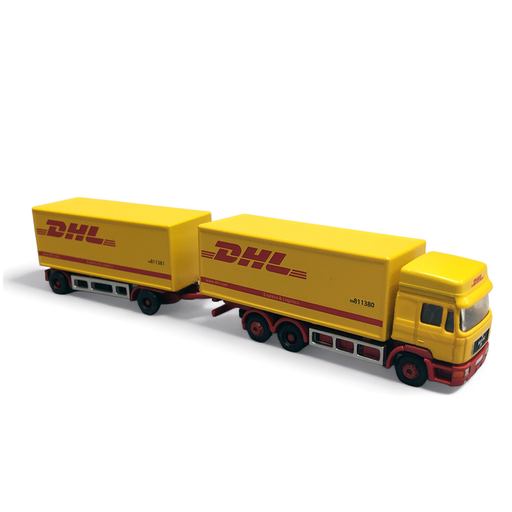 [MNS LC4607] Minis : Camion Remorque MAN F90 DHL │ Jaune