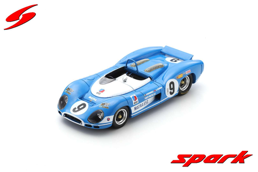 [SPK SF281] Spark model : Matra MS 630-650 No.9 2nd 1000Km Paris 1969 P. Rodríguez - B. Redman