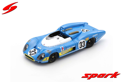 [SPK S3547] Spark model : Matra-Simca MS 650 No.33 4th 24H Le Mans 1969 J-P. Beltoise - P. Courage