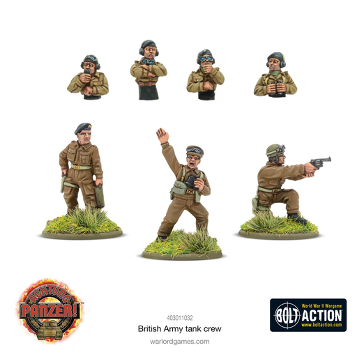 [WLG 403011032] Bolt Action : British Army Tank Crew