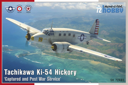 [SPE SH72485] Special Hobby : Tachikawa Ki-54 “Hickory” │ Captured and Post War Service