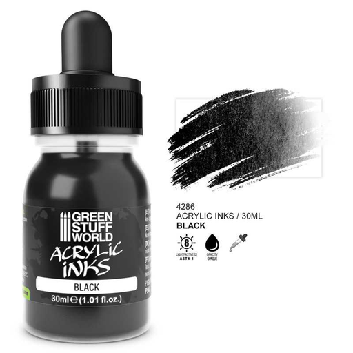[GSW 4286] Green Stuff : Black Inks │ Acrylic Inks