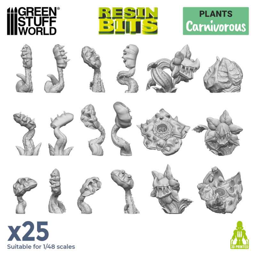 [GSW 11624] Green Stuff : Carnivorous │ Plants • Resin Bits