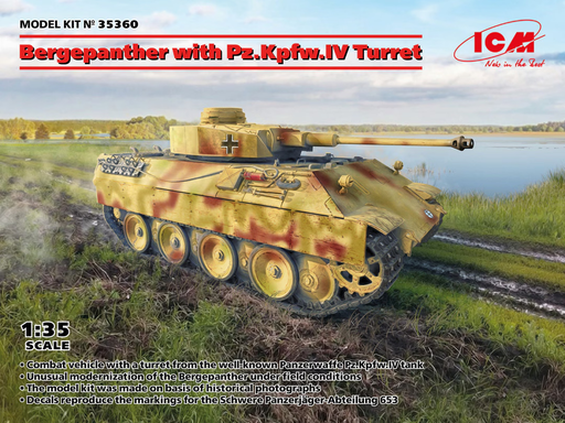 [ICM 35360] ICM : Bergepanther with Panzer IV Turret 