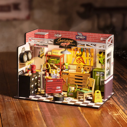 [RLF DG165] Rolife : Kit de maison miniature DIY - Garage Workshop