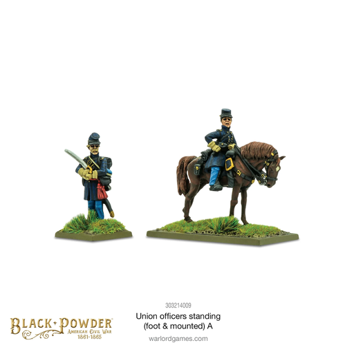 [WLG 303214009] Union : Union Officers Standing "A" (Mounted and foot) │ Black Powder - American Civil War