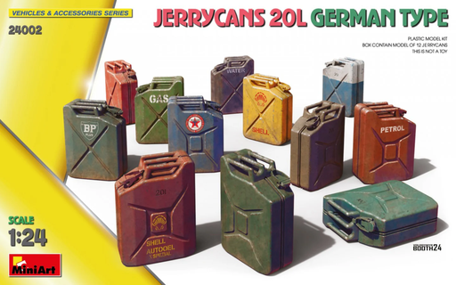 [MNT 24002] MiniArt : Jerrycans 20l German Type