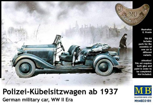 [MAR MB35101] MasterBox : Polizei-Kübelsitzwagen ab 1937