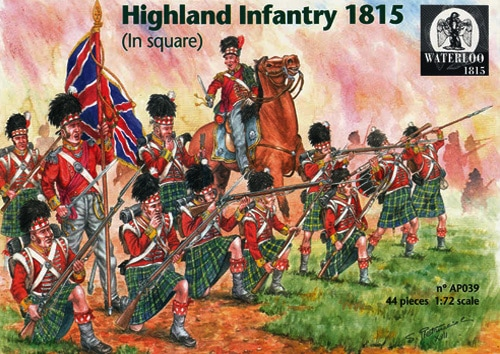 [WAT AP039] Waterloo : Highland Infantry (in Square) 1815