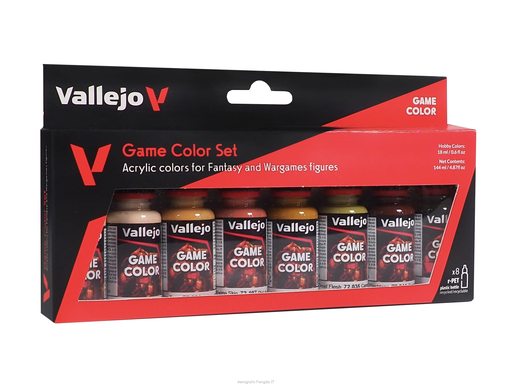 [VAL 72187] Vallejo : Set Game Color "Skin Tone" - 8x18ml