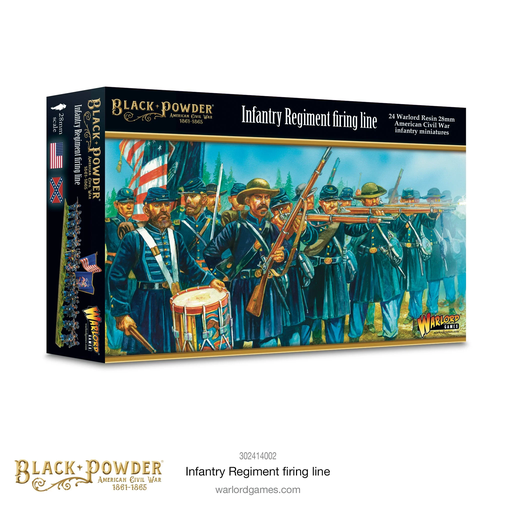[WLG 302414002] Black Powder : Infantry Regiment Firing Line │ American Civil War