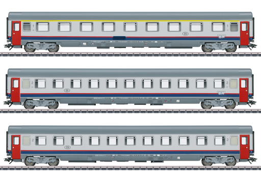 [MKN 43523] Marklin : Voitures Eurofima Memling "EC90 Vauban" SNCB-NMBS