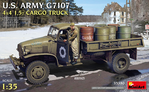 [MNT 35380] MiniArt : G7107 │ U.S. Army Cargo Truck 4X4 1,5t