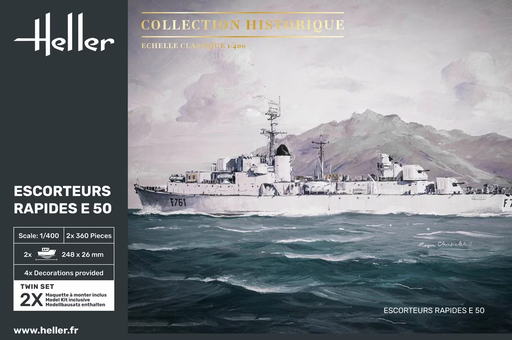 [HEL 81093] Heller : Escorteurs Rapides E50 Collection Historique