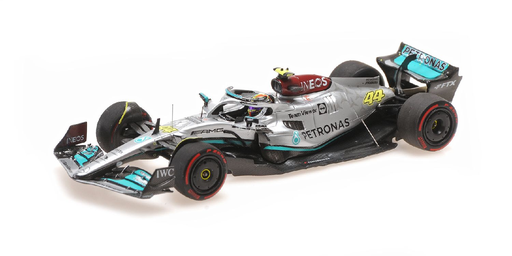 [MNC 417221344] Minichamps : Mercedes W13 E Performance AMG Petronas n°44 L Hamilton 2° Gp Hongrie 2022