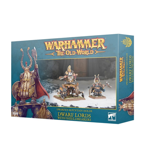 [GAW 10-11] Dwarfen Mountain Holds : Dwarf Lords With Shieldbearers │ Warhammer The Old World
