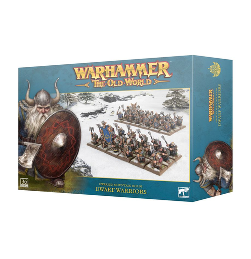 [GAW 10-07] Dwarfen Mountain Holds : Dwarf Warriors │ Warhammer The Old World